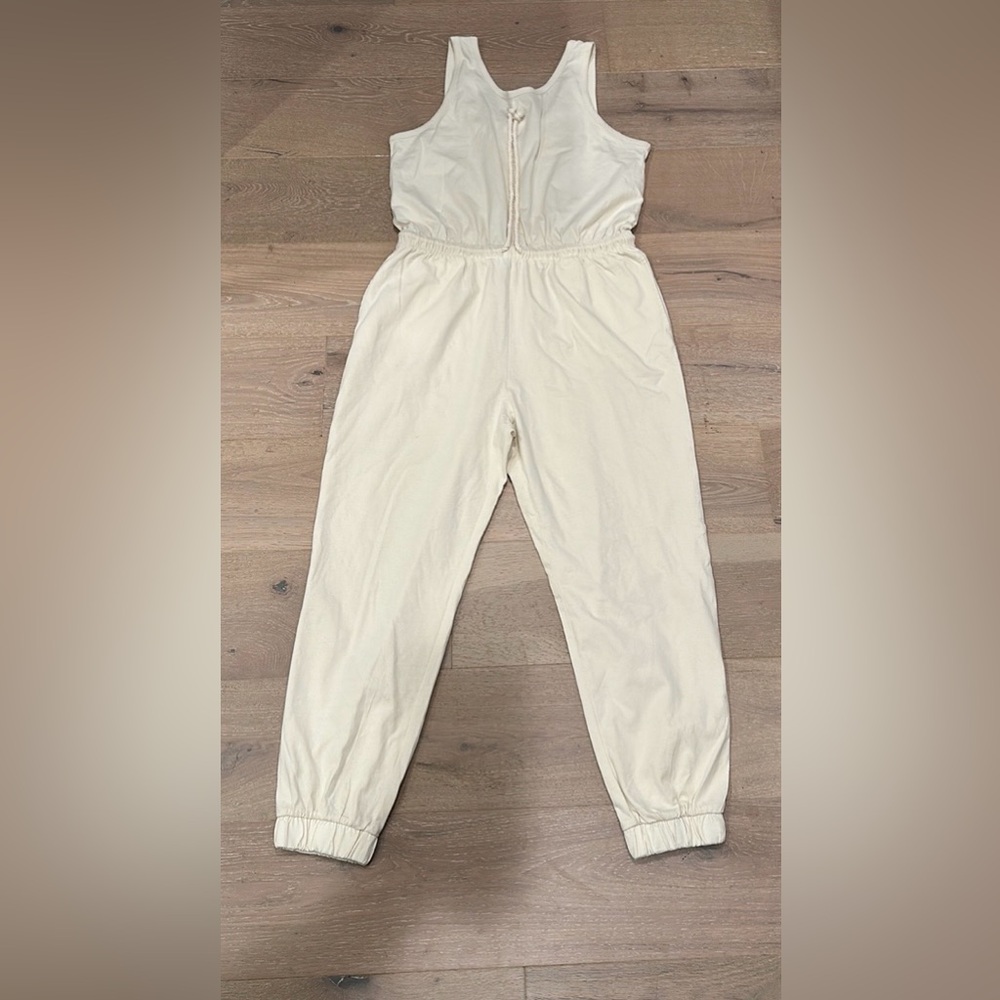 Universal Thread Cream Sleeveless Jumpsuit